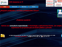 Tablet Screenshot of chs-asesores.com